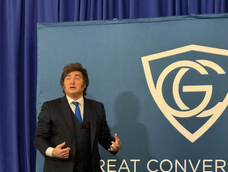 Javier Milei, en la Universidad Yeshiva, se declaró como el presidente más sionista del mundo. Javier Milei, en la Universidad Yeshiva, se declaró como el presidente más sionista del mundo.