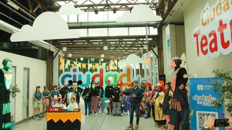 Ulpiano Suarez en la presentación de la temporada invernal para los niños. Foto: Fernando Grosso