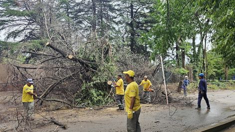 Saldo de la tormenta en Mendoza. Los Andes
