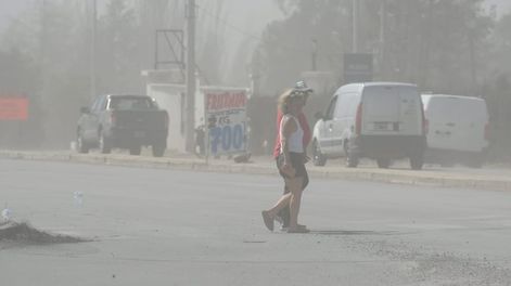 El departamento de Malargüe será uno de los más afectados por el Zonda durante los días previos al fin de semana. - Ignacio Blanco / Los Andes