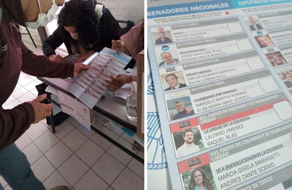 Con Boleta Única se dio la votación en las cárceles de Mendoza. Gentileza Penitenciaría de Mendoza.