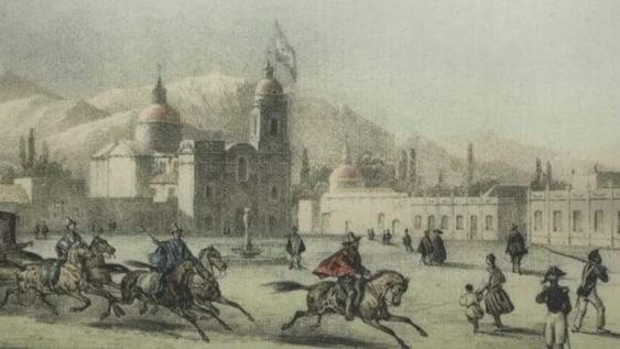 Imagen que ilustra la portada de Viaje a través de las Pampas y Los Andes (Claridad) de Bond Head.