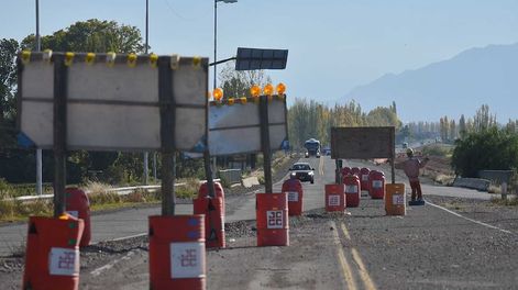 Los Andes | Estado de obras paralizadas de la Variante de Palmira que finliza en el Acceso sur y conecta con la ruta internacional 7 Foto: Archivo / Los Andes