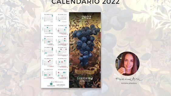 Este viernes reclamá gratis con tu diario el calendario 2022, ilustrado por la pintora Florencia Aise