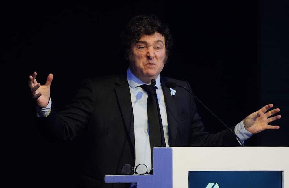 Javier Milei en el IAEF - Foto Clarín
