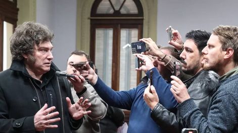 Javier Milei, sobre los periodistas de TN: Basuras repugnantes