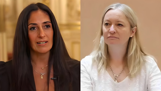 Miriam Fernández y Hebe Casado. Miriam Fernández y Hebe Casado.