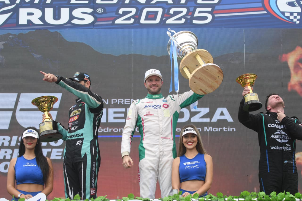Agustín Canapino el primer campeón de la categoría.&nbsp;