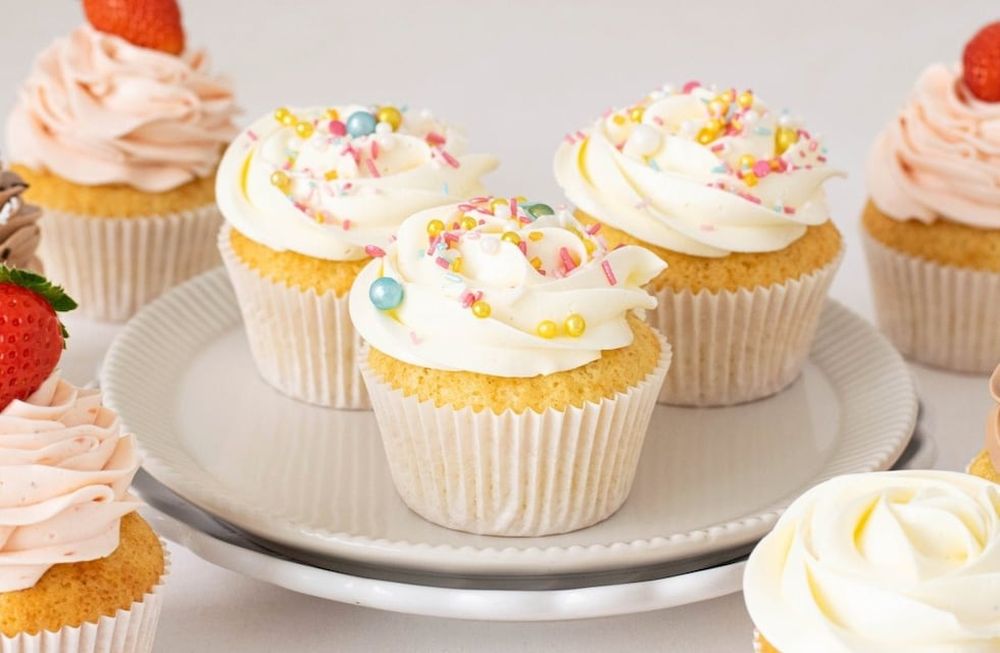 Paso a paso para los cupcakes de vainilla