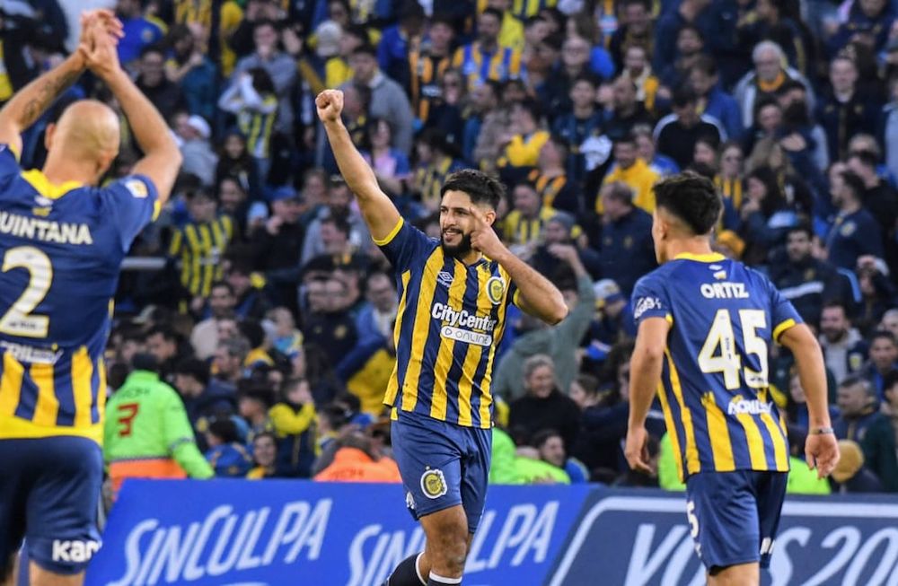 Facundo Mallo metió el gol de Rosario Central en el clásico rosarino de la Liga Profesional 2024.