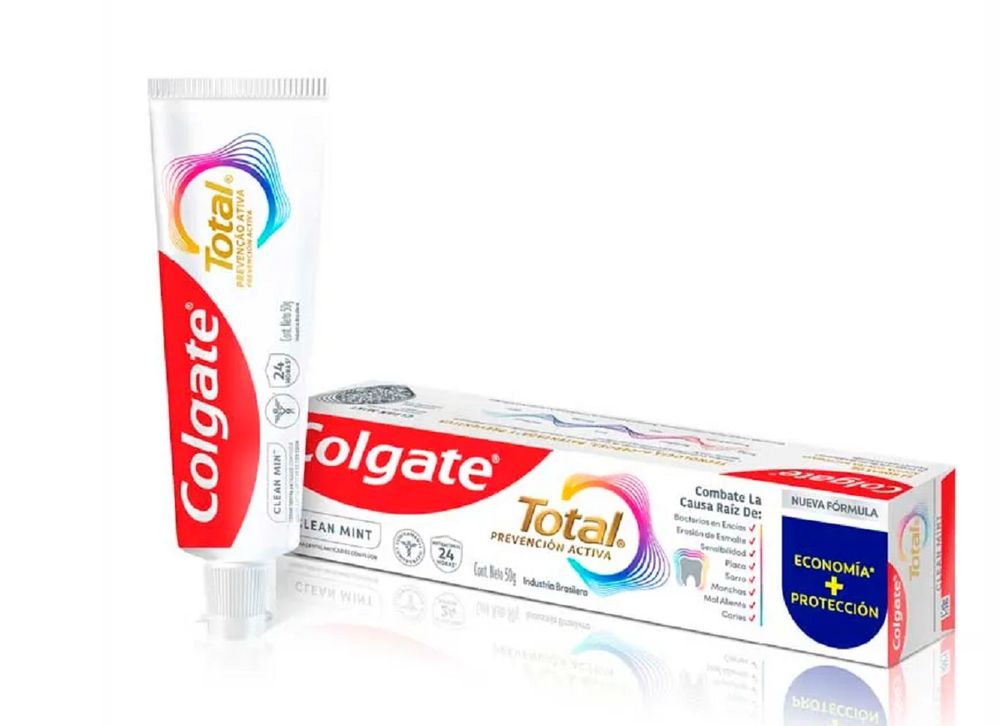 Colgate Total Clean Mint, prohibido por la Anmat