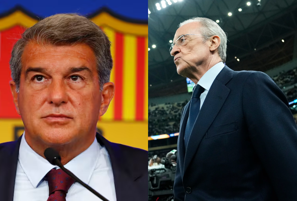 Joan Laporta - Florentino Pérez, presidentes de Barcelona y Real Madrid