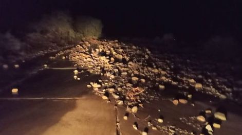 En alta montaña la tormenta hizo estragos