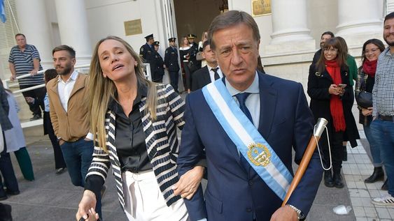 El gobernador Rodolfo Suárez dio el último discurso de apertura de la Asamblea Legislativa 2023 en la Legislatura de Mendoza Omar Foto: Orlando Pelichotti