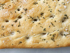 Un clásico de las recetas es el pan de focaccia.