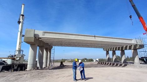 Paolini Hnos. SA continúa con las obras de mejora del corredor de la Ruta Provincial Nº82