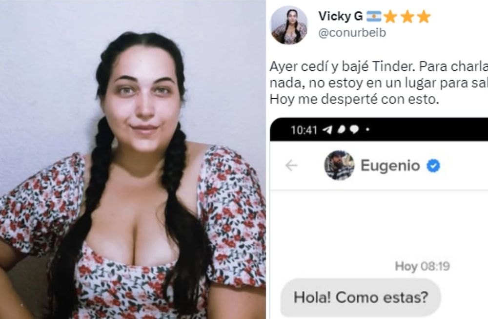 Mi porcentaje de masa corporal te lo debo pero tu porcentaje de masa cerebral me da números negativos humorizó una usuaria de Twitter. Foto: vicpugliese - Instagram / conurbeib - Twitter