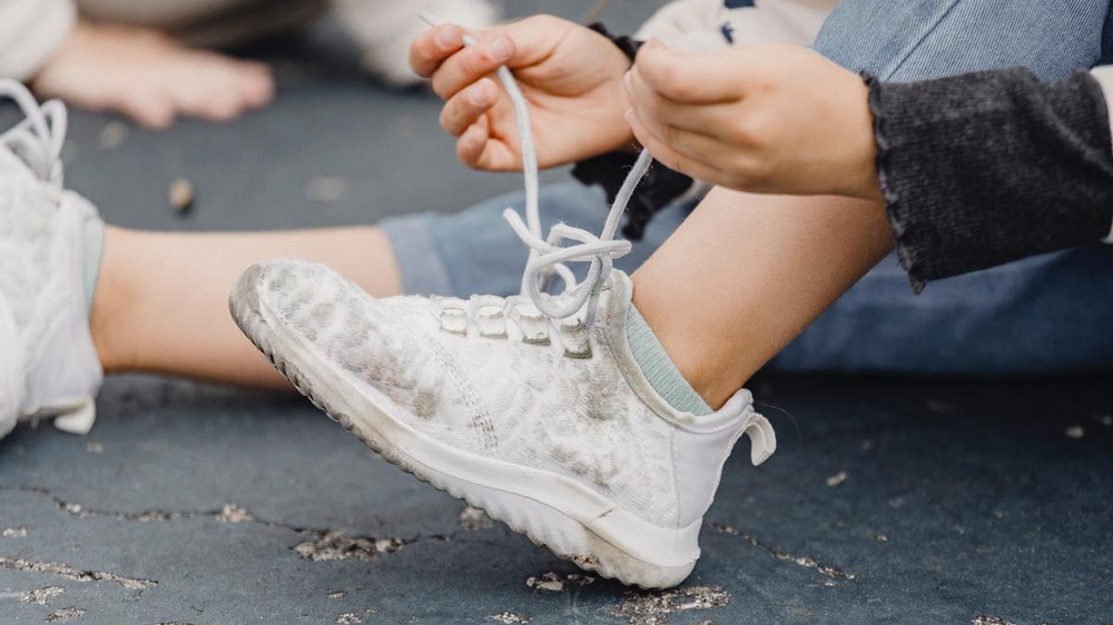 Limpieza zapatillas blancas