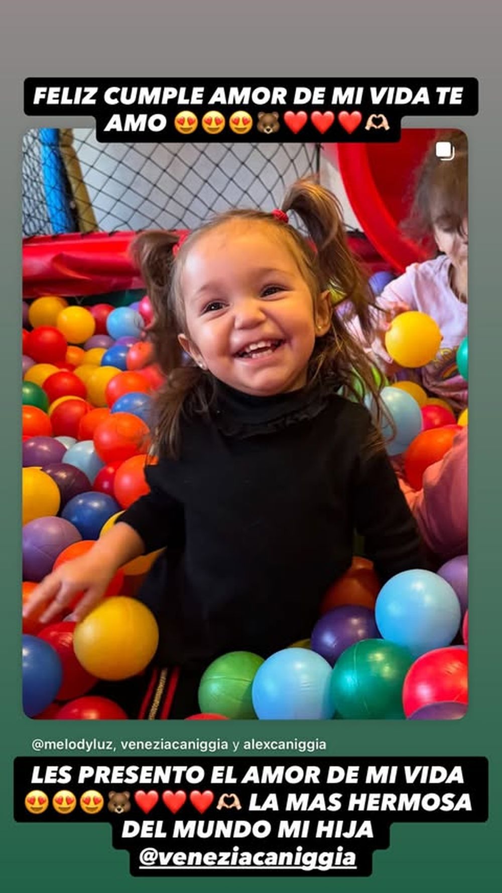 Venezia, la hija de Alex Caniggia y Melody Luz (3)