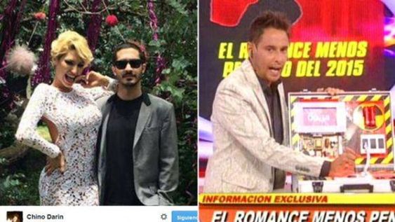 Chino Darín se ríe de su supuesto romance con Vicky Xipolitakis