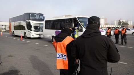 Enorme operativo en la previa de la marcha en apoyo a Crsitina Kirchner: Controles a micros y pedido de DNI.