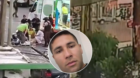 Murió un policía motorizado tras ser embestido por delincuentes en una persecución: Voló 20 metros.