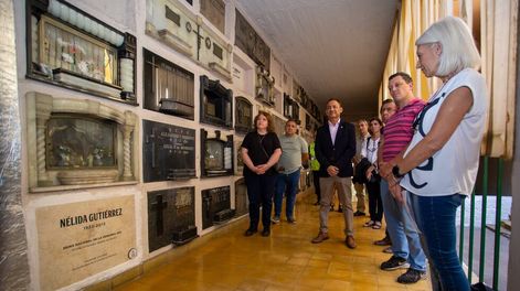 Los restos de Nélida Gutiérrez ya descansan en el Pabellón de los Notables