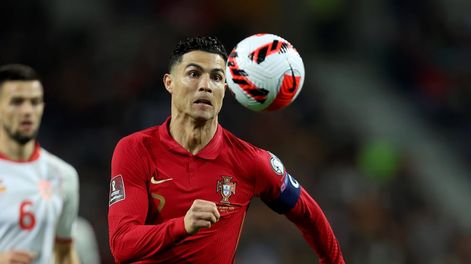 Cristiano Ronaldo, delantero de Portugal.