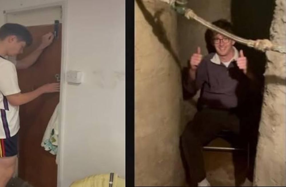 Los estudiantes mostraron su departamento y generaron pánico entre los usuarios.