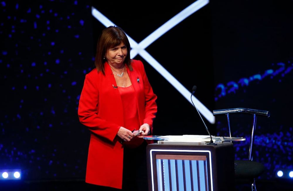 Debate presidencial 2023 en la UBA: Patricia Bullrich.