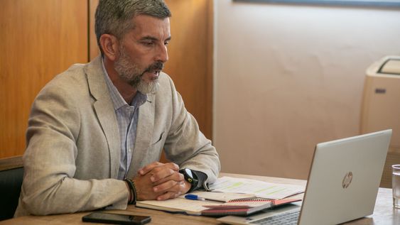 El intendente de Ciudad, Ulpiano Suárez