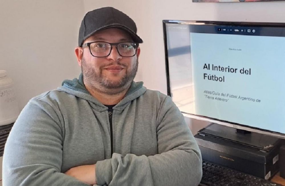 Mauricio Ardito, escrito y periodista, autor del libo: Al Interior del Fútbol. / Gentileza.