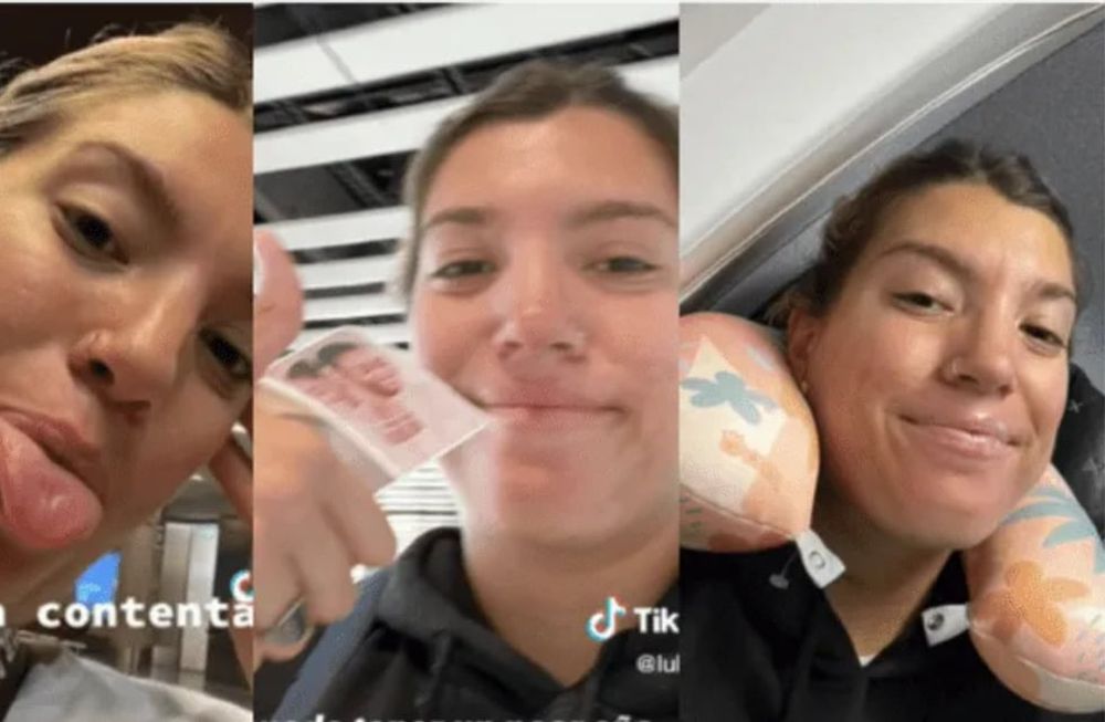 Lu Bigoni, es una argentina que fue deportada en Denver y se volvió en viral en TikTok cuando explicó el motivo de la deportación. Gentileza: Crónica.
