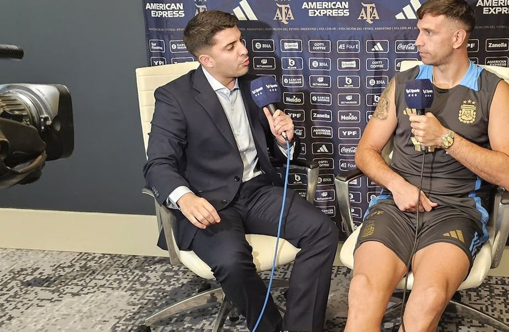 Martínez ya piensa en la Copa América (Foto: Captura TyC).