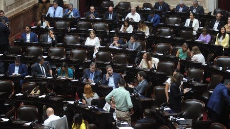 Los Andes | Sesión en Diputados para tratar la moratoria previsional - Foto: Federico López Claro