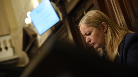 La vicegobernadora Hebe Casado. Archivo