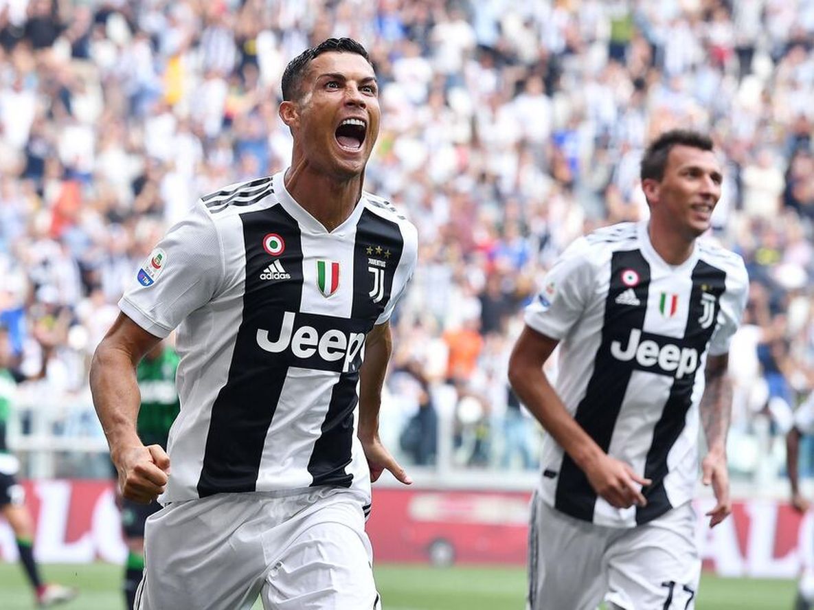 Con doblete de Ronaldo, la Juventus le ganó al Sassuolo