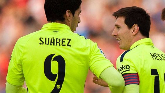 Messi y Luis Suárez, en un control antidoping sorpresa de la UEFA