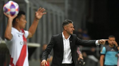 El cordobés Martín Demichelis, DT de River. (Foto: @RiverPlate)