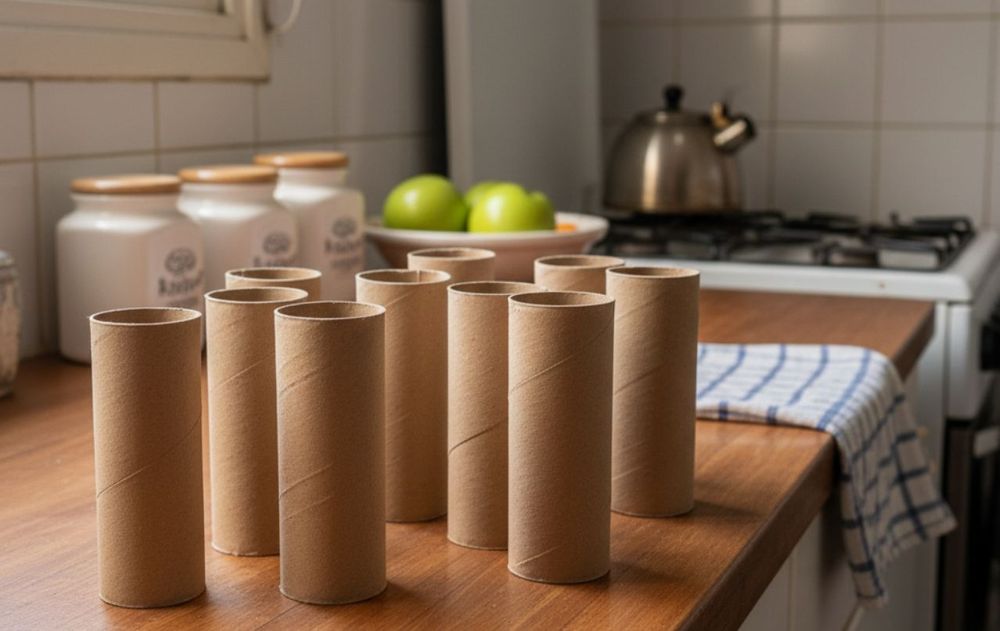 tubo de papel higiénico