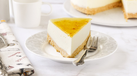 Cheesecake de limón sin cocción: una receta fácil y deliciosa.