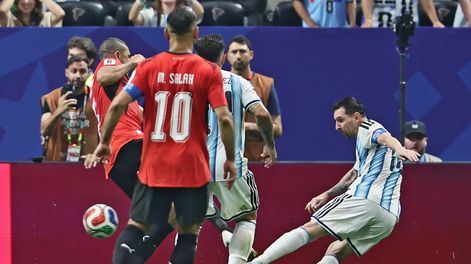 El emocionante triunfazo de la Selección Argentina en las mejores fotos