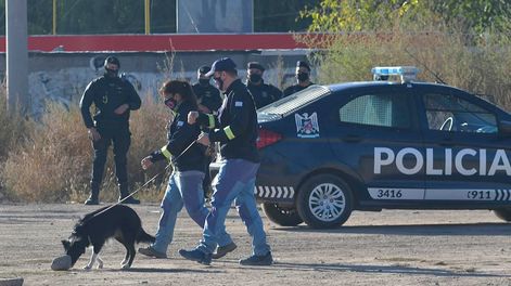 Los Andes | La policía realizó rastrillajes en la zona del barrio Infanta y Sargento Cabral, donde Abigail fue vista por última vez.