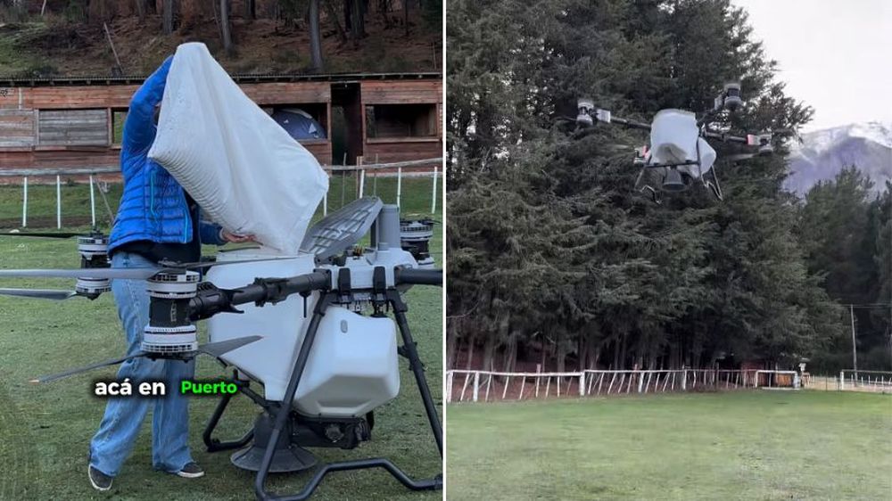 Vecinos y científicos denuncian la siembra de pasto con drones en zonas incendiadas