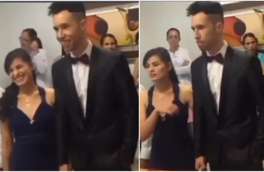 El juez canceló la boda y les pidió que saquen otra fecha. Gentileza: TN.