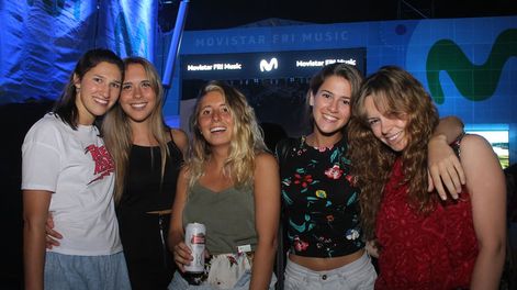 ¡Mirá quiénes estuvieron en el Movistar Fri Music!