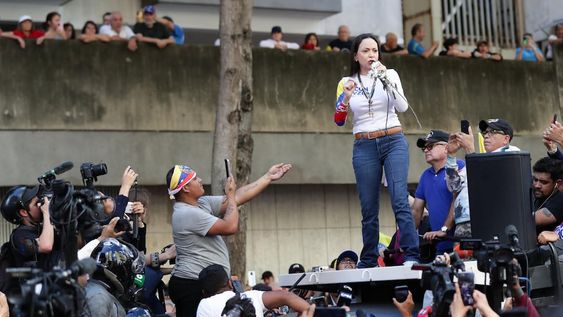 María Corina Machado, premio Nobel de la Paz.