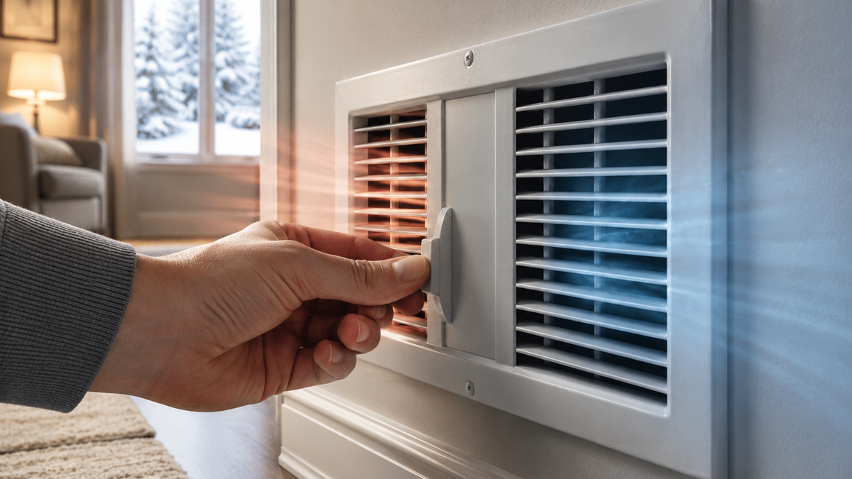 ¿Deberías cerrar las rejillas de ventilación en las habitaciones que no uses durante el invierno? Un experto en calefacción lo explica