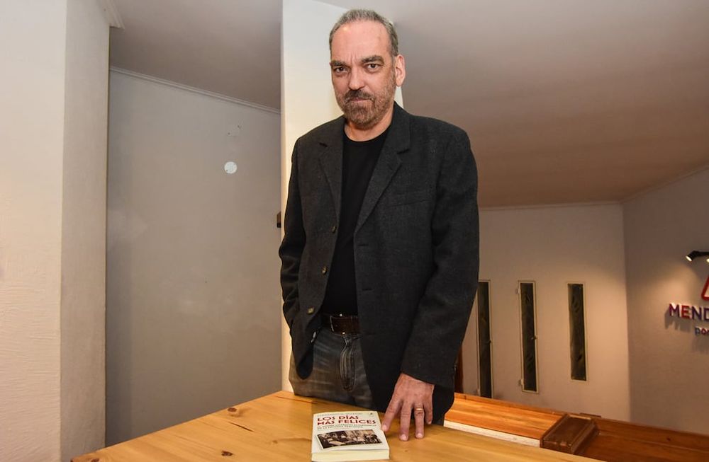 Fernando Iglesias presentó en Mendoza su nuevo libro Los Días Más Felices, dentro de la presentación de Mendocinos por el Futuro.Foto: Mariana Villa / Los Andes