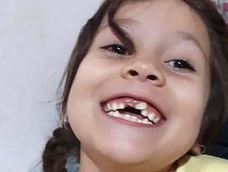 La pequeña Kim Gómez (7) murió en medio del robo de un vehículo familiar en La Plata. (Gentileza)